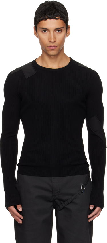 Sveter HELIOT EMIL HELIOT EMIL Glare Knit Sweater Čierna | AW25_M_07_080_BLK01, 0