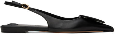 Šaty Jacquemus Jacquemus Les Classiques 'Les Slingbacks Duelo Plates' Slingback Ballerina Flats Čierna | 24E241FO077-3073, 0