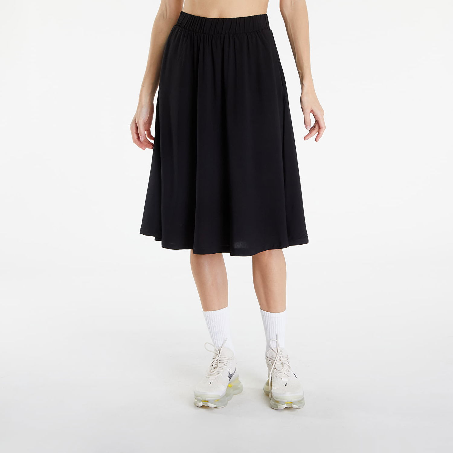 Sukňa Urban Classics Skirt Ladies Viscose Skirt Black Čierna | TB6196-00007, 0