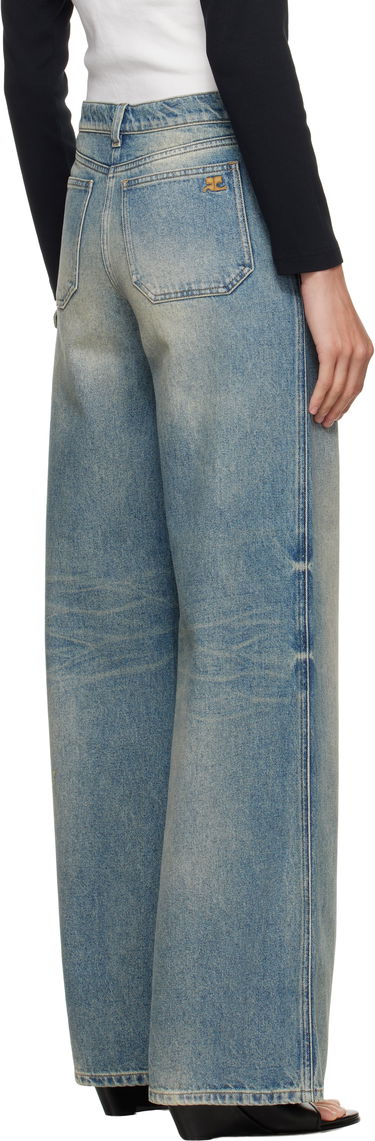 Džínsy Courrèges Courrèges Hammer Baggy Jeans Modrá | VESDPA253DE0041, 2
