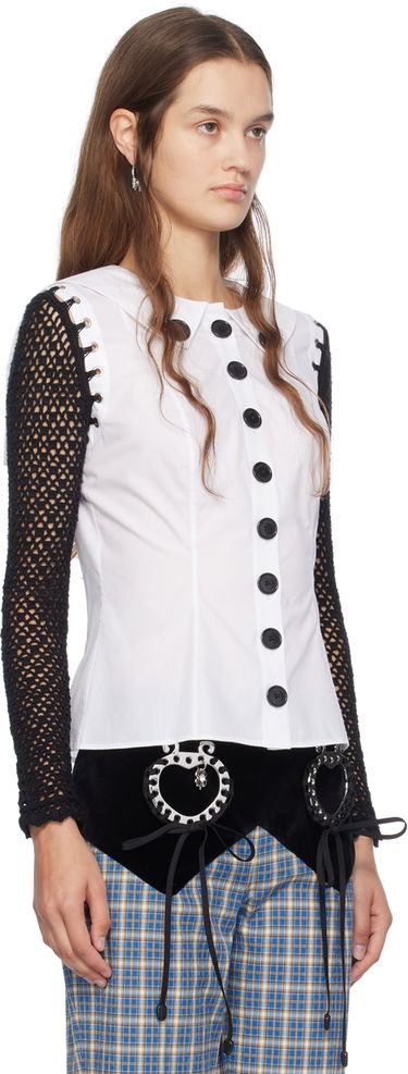 Tričko Chopova Lowena Flame Print Long Sleeve T-Shirt Čierna | 2233, 4