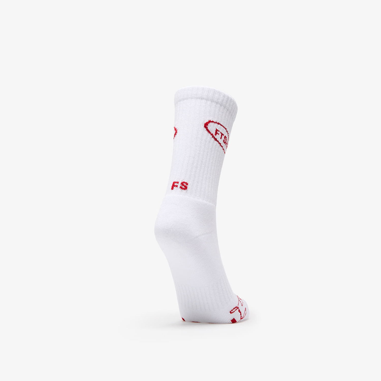 Ponožky Footshop Basic Crew Socks 3-Pack White Biela | FTSHP_357, 1