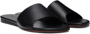 Doplnky Amina Muaddi Amina Muaddi Bianca Sandals Čierna | BIANCA FLAT, 3