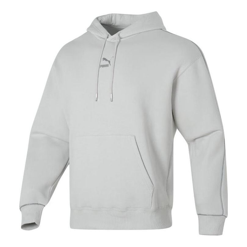 Mikina Puma Logo Printed Hoodie Šedá | 625077-80, 0