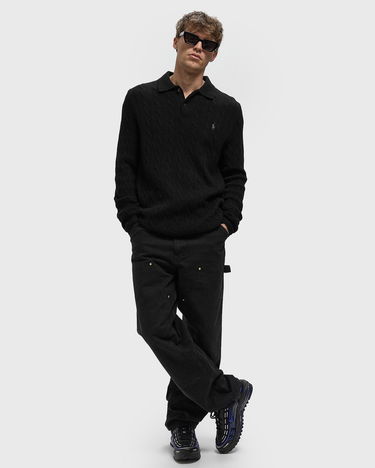 Sveter Polo by Ralph Lauren Cable Knit Polo Sweater Čierna | 710974165001, 2