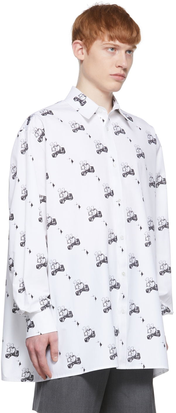 Košeľa We11done Print Cotton Shirt Biela | WD-BL1-22-213-U-WH, 1