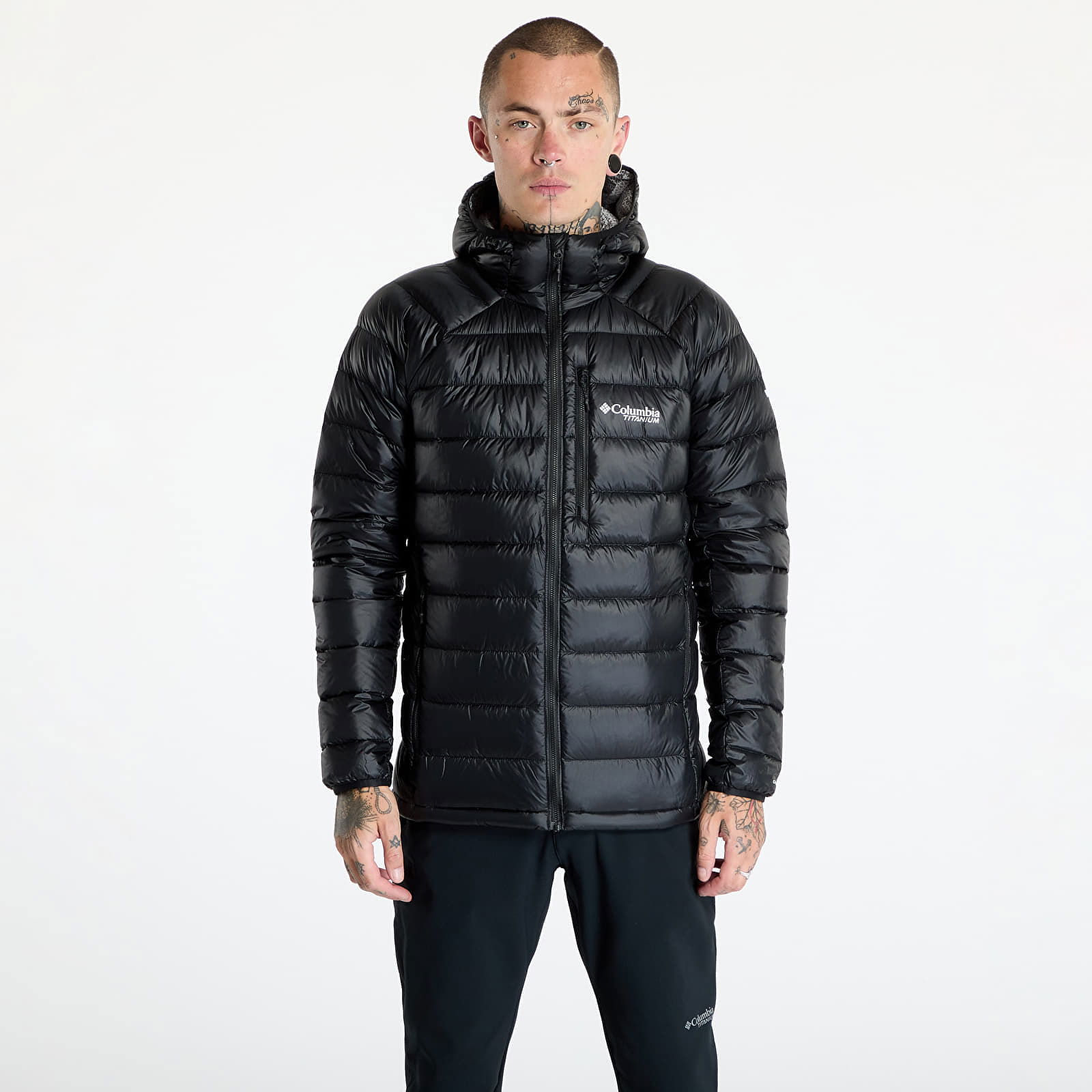 Arctic Crest™ Down Hooded Jacket Black