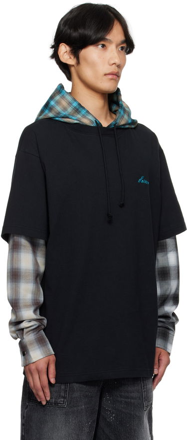 Tričko We11done We11done Checkered Layered T-Shirt Čierna | WD-TT2-25-783-U-BK, 1