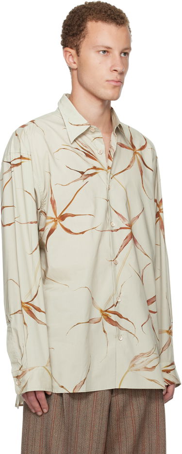 Košeľa Dries Van Noten Dries Van Noten Loose Cotton Floral Print Shirt Béžová | 252-020732-2005, 1