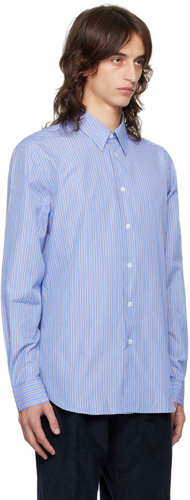 Košeľa Paul Smith Paul Smith Striped Casual Fit Shirt Modrá | M1R-700Y-N02387-41, 1