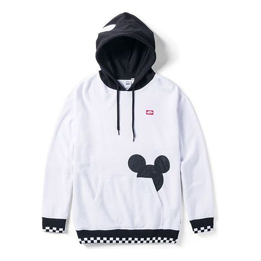 Mikina Vans Disney Crossover Grid Mickey Hoodie Biela | VN0A3UHGYB2