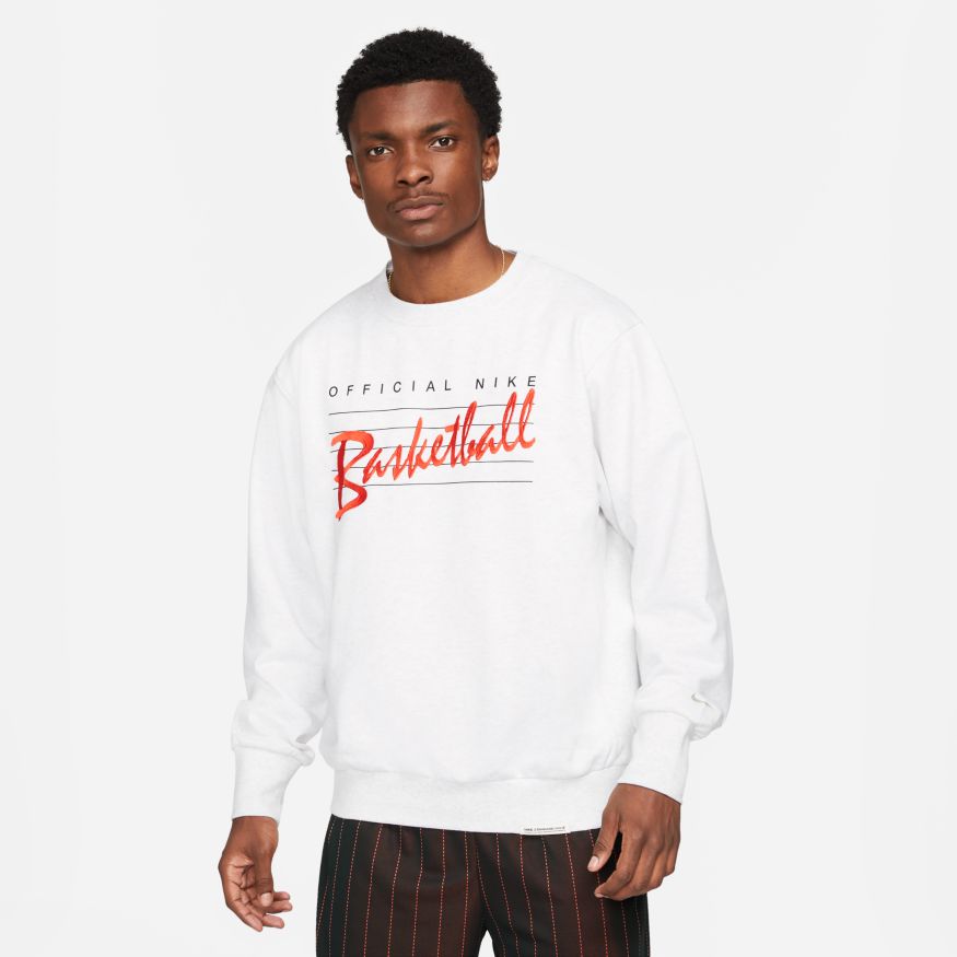 Mikina Nike Dri-Fit Standard Issue Basketball Sweatshirt Biela | DA6741-051, 0