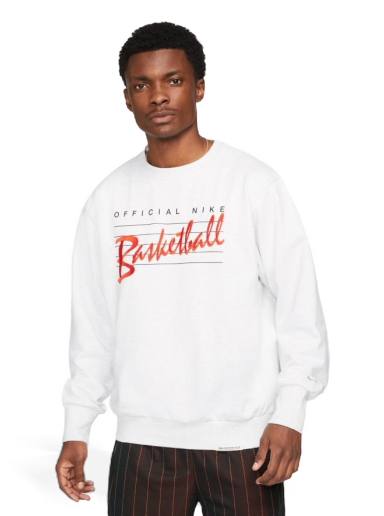 Mikina Nike Dri-Fit Standard Issue Basketball Sweatshirt Biela | DA6741-051