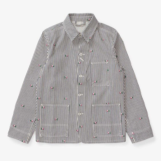 Bunda KENZO PARIS Rinse Striped Workwear Denim Jacket Rôznofarebný | FD55DV1026J1-DM, 1