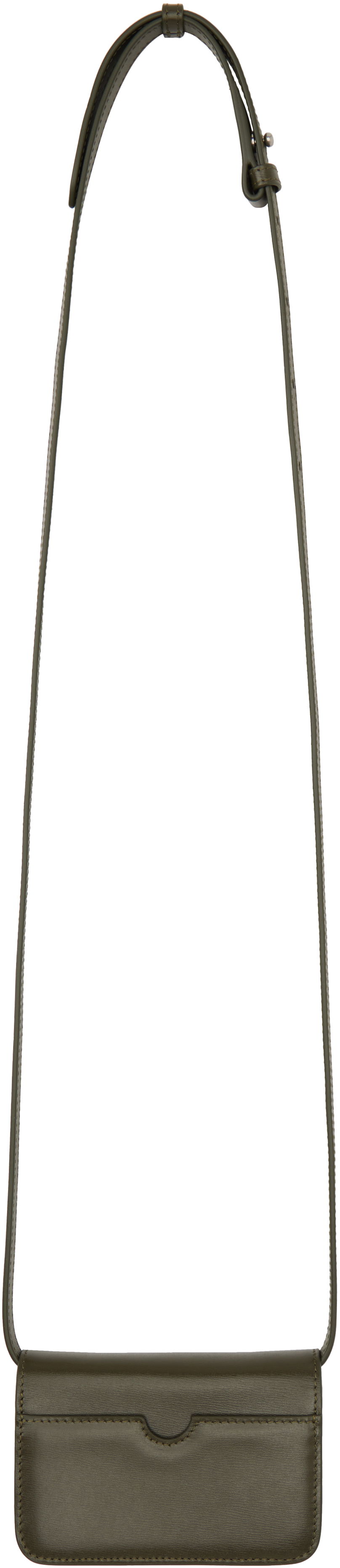 Peňaženka AMI AMI Paris Ami de Coeur Strap Card Holder Zelené | USL017.830, 1