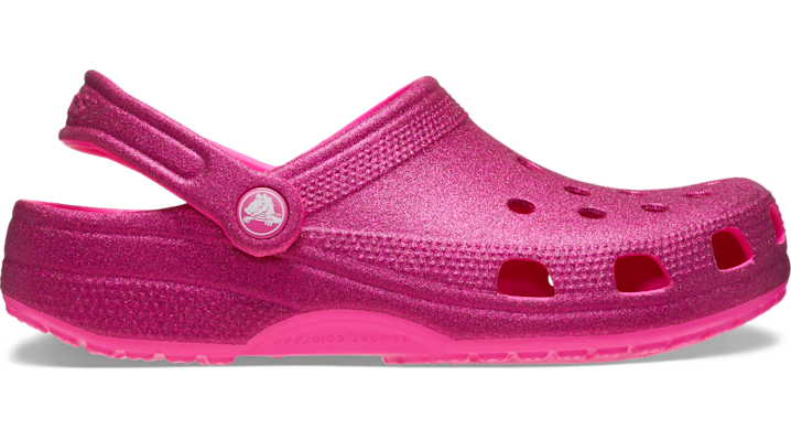 Tenisky a topánky Crocs Classic Glitter Clogs Pink Crush Ružová | 205942-6TW