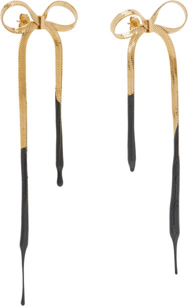 Náušnice Ottolinger Ottolinger Laced Bow Earrings Metalická | 12590032501, 1