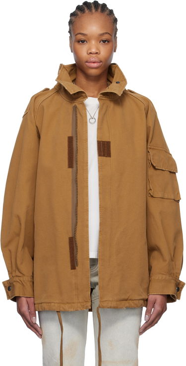 Bunda Maison Margiela MM6 Maison Margiela Spliced Canvas Jacket Hnedá | S52AM0313 M35249, 0