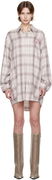 Diesel D-Dalis-Q1 Plaid Minidress