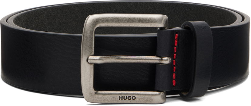 Opasok BOSS HUGO Vegetable-Tanned Belt Čierna | 50553776