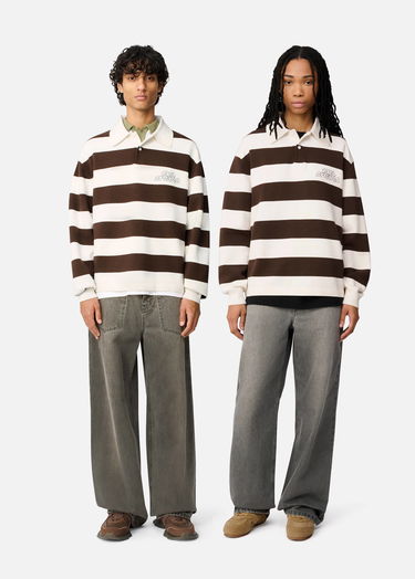Sveter AXEL ARIGATO Rey Striped Long-Sleeve Polo Sweater Rôznofarebný | A3947003, 9