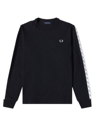 Tričko Fred Perry Taped Logo Tee Čierna | M4621-102