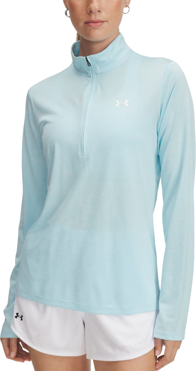 Tričko Under Armour Under Armour Tech 1/2 Zip Twist Top Tyrkysová | 1384225-494, 0