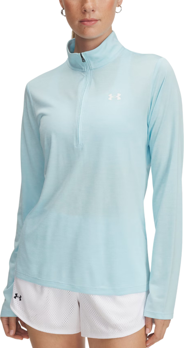 Tričko Under Armour Under Armour Tech 1/2 Zip Twist Top Tyrkysová | 1384225-494, 0