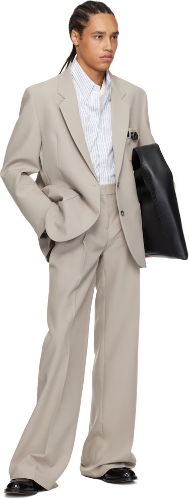 Bunda Coperni Coperni Tailored Blazer with Belted Pocket Béžová | COPV69F3004MEN, 3