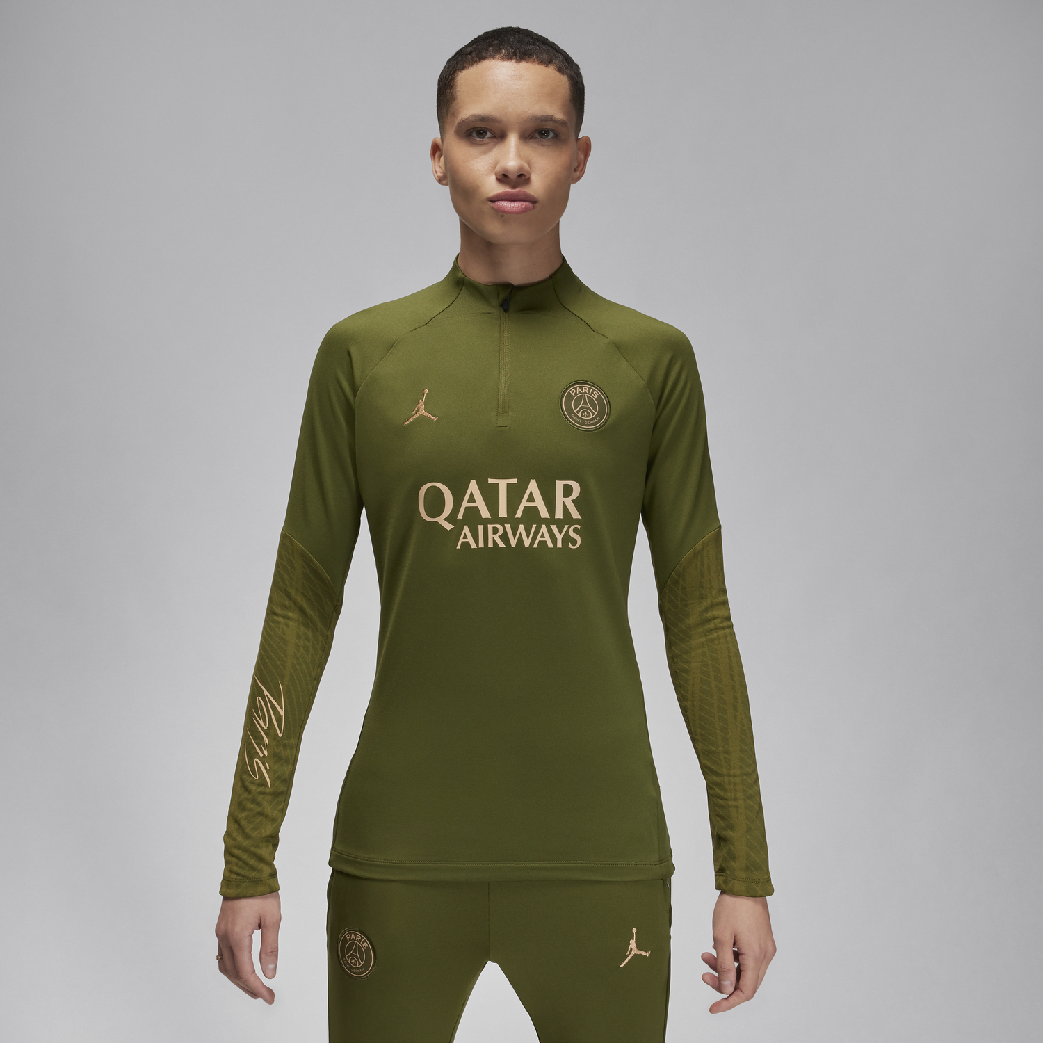 Tričko Jordan top Jordan Dri-FIT Paris Saint-Germain Strike Zelené | FD7094-327, 1