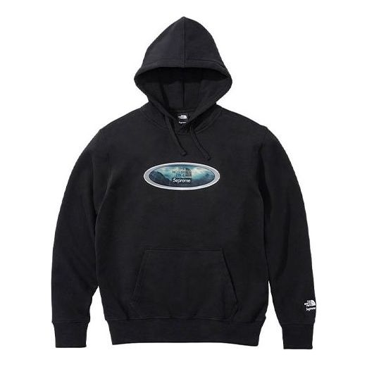 Mikina Supreme The North Face Lenticular Mountains Hooded Sweatshirt Čierna | SUP-FW21-265