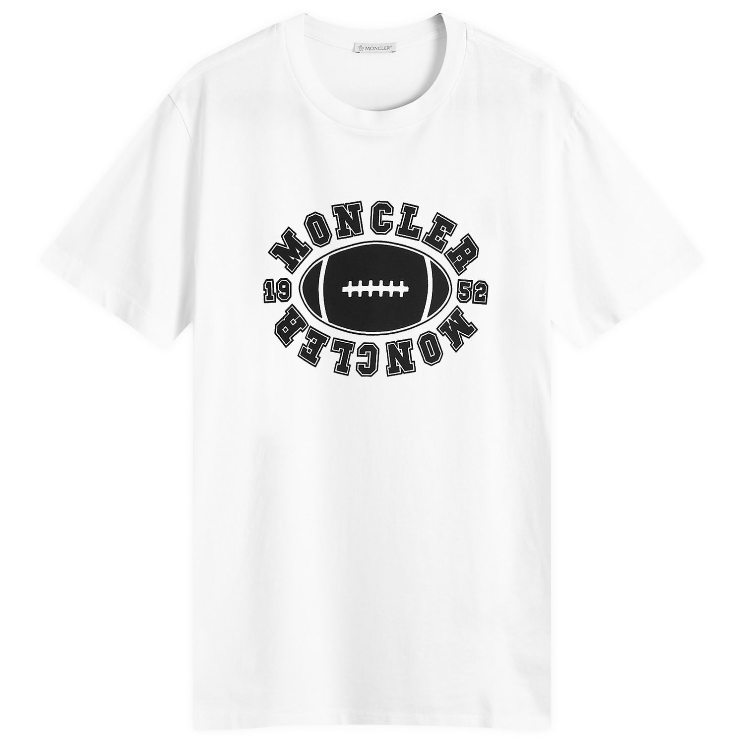 Tričko Moncler 1952 Football T-Shirt Biela | 8C000-89AKK-12-032, 0