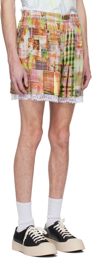 Šortky Collina Strada Collina Strada Odeon Floral-Print Lace-Trim Shorts Rôznofarebný | XX6017, 4