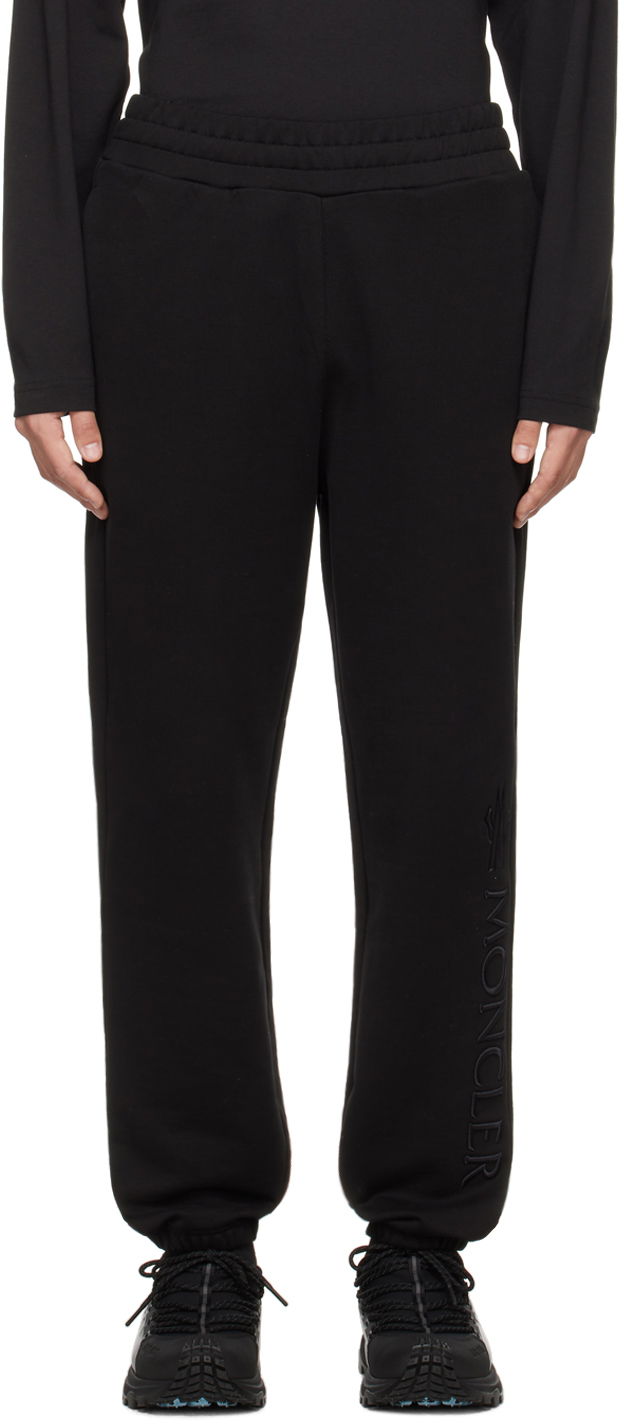 Tepláky Moncler Embroidered Sweatpants Čierna | J10918H0000289ADW, 0