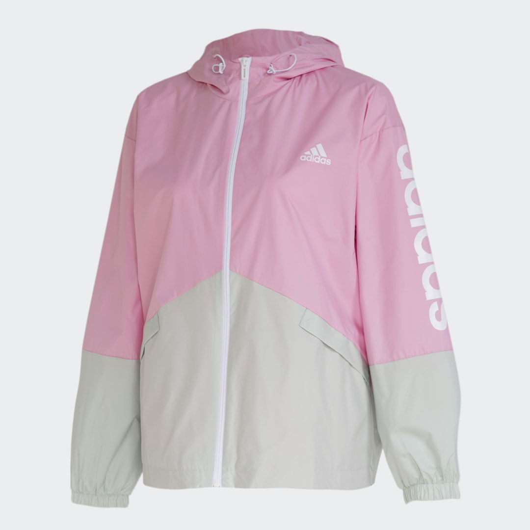 Oversize Logo Windbreaker Jacket