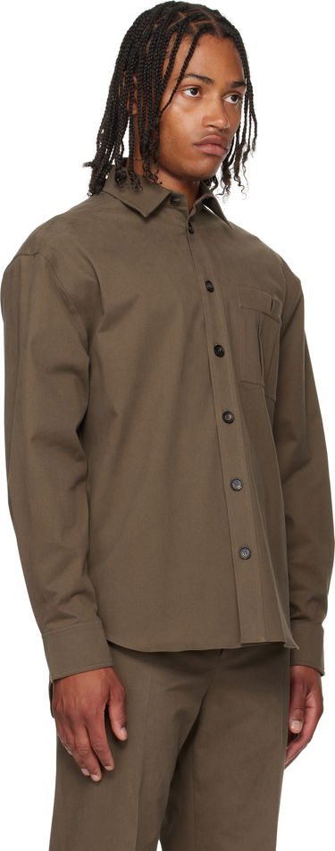 Košeľa FERRAGAMO Ferragamo Oversized Shirt Zelené | 785060, 1