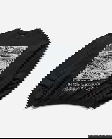 Mikina Cav Empt Washed Hyperferma Crewneck Sweatshirt Čierna | CES27CS07 BLACK, 0