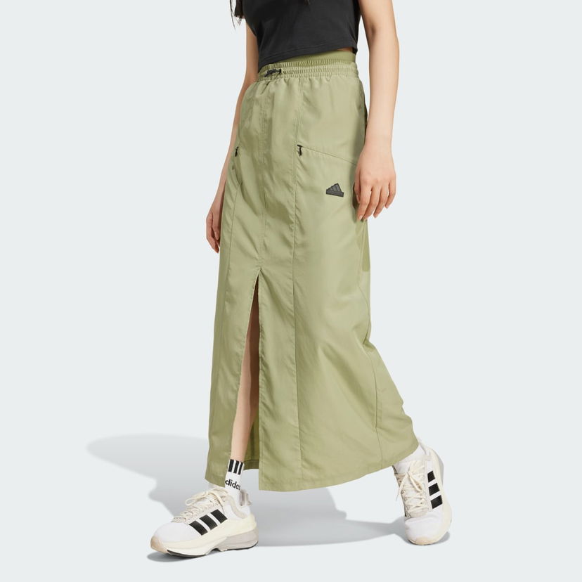 Sukňa adidas Performance Midi Skirt Zelené | JM1254