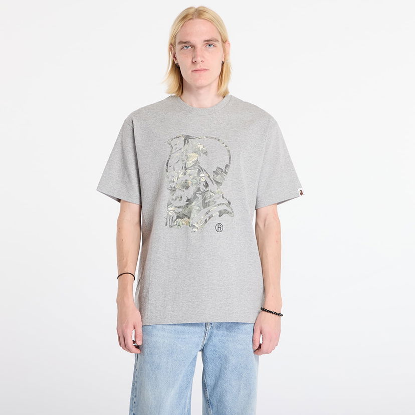 Tričko BAPE Tree Edge Camo General T-Shirt Šedá | 001TEL801034MGRA