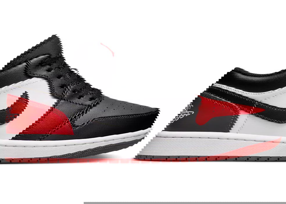 Tenisky a topánky Jordan Air Jordan 1 Low "Bred Toe 2.0" Červená | 553558-161, 1