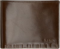 Paul Smith Leather Shadow Stripe Billfold Wallet