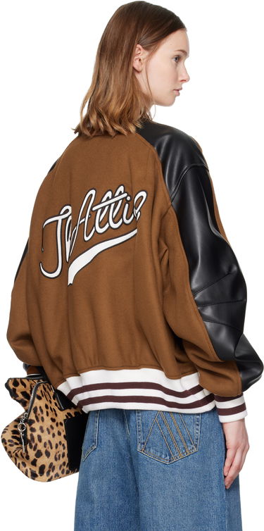 Bomber bunda The Attico The Attico Wool Bomber Jacket Hnedá | 251WCB00092 WWV058AA, 2