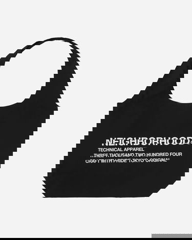 Tote bag Neighborhood Neighborhood Logo Tote Bag Čierna | 251MYNH-CG01 BK, 1