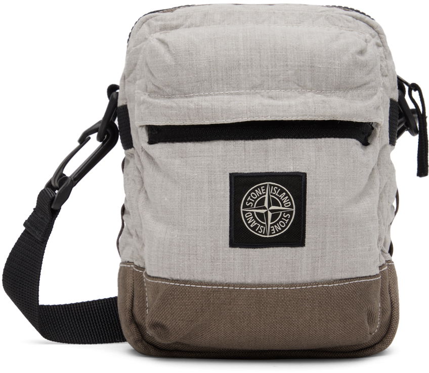 Taška cez rameno Stone Island Patch Pouch Šedá | 801590830, 0