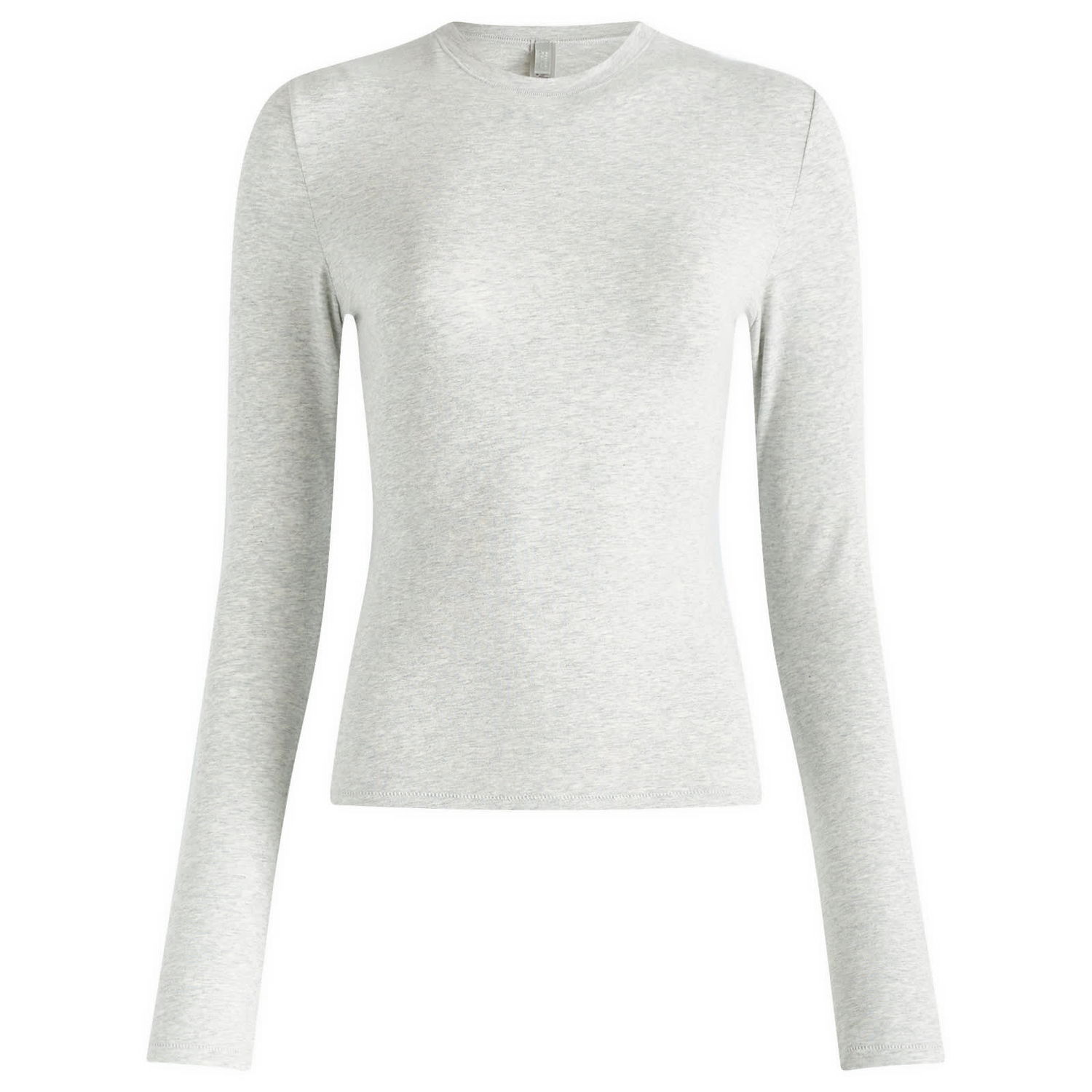Tričko SKIMS Cotton Jersey Long Sleeve T-Shirt Šedá | AP-TSH-0647-LHG, 0