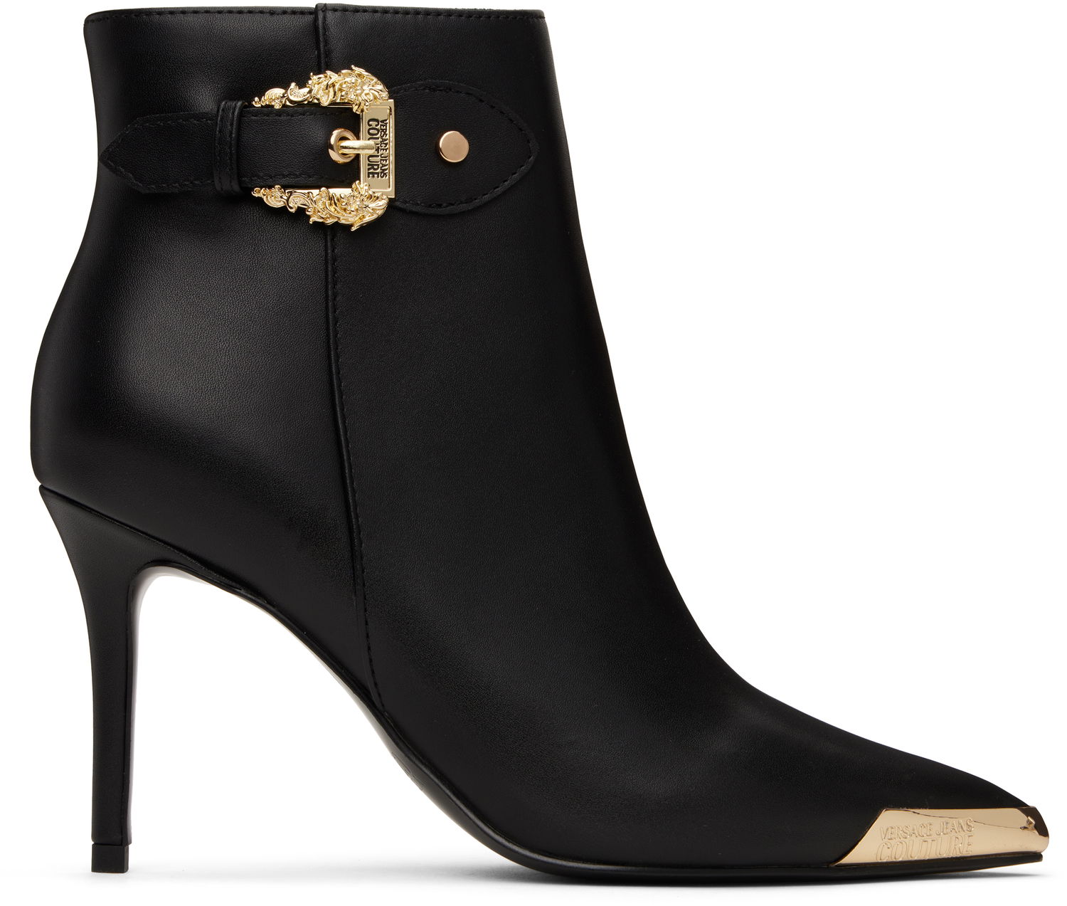 Džínsy Versace Versace Jeans Couture Scarlett Ankle Boots Čierna | E77VA3S57_E71570, 0
