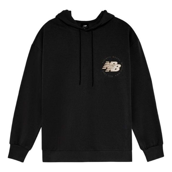 Mikina New Balance Double Logo Hoodie Čierna | AMT23348-BK