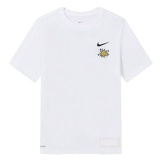 Tričko Nike Cartoon Sun Graphic T-Shirt Biela | DV3189-100