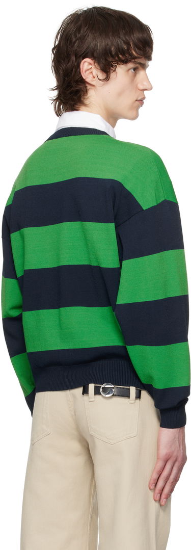 Sveter Coperni Coperni Striped Crewneck Sweater Zelené | COPML134SY3010MEN, 2