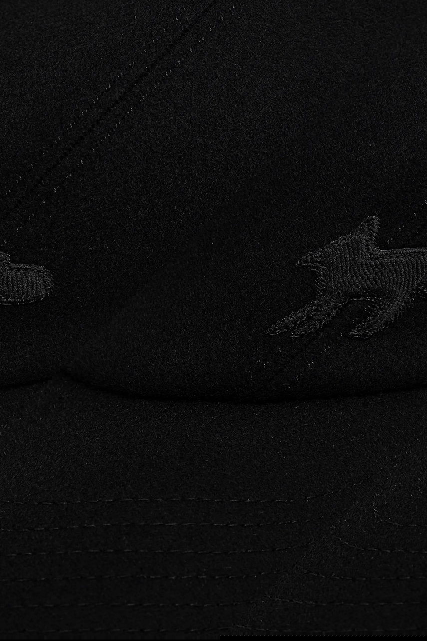 Šiltovka MAISON KITSUNÉ Maison Kitsuné Profile Fox Wool Blend Cap Čierna | PW06111WM2023, 1